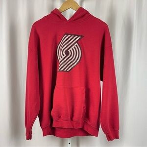 New Era Blazers Graphic Large Hoodie NBA Hooded Sweatshirt Baggy Loose Casual